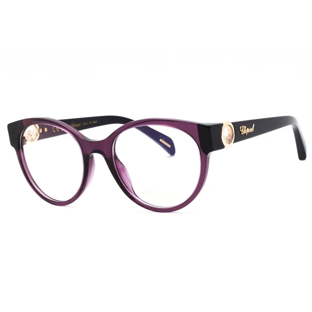 NWT Chopard VCH350S-096Z Violet Round 53mm Eyeglasses